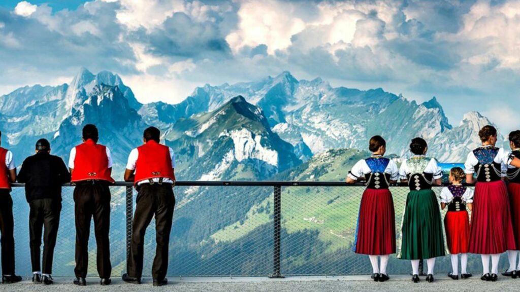 mountains, cheese and