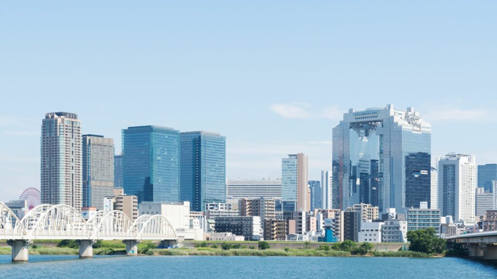 Distant View of Umeda(Osaka)